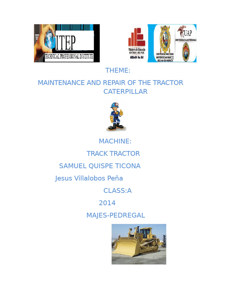 Tractor Maintenance and Repair Guide | PDF | Horsepower | Tractor