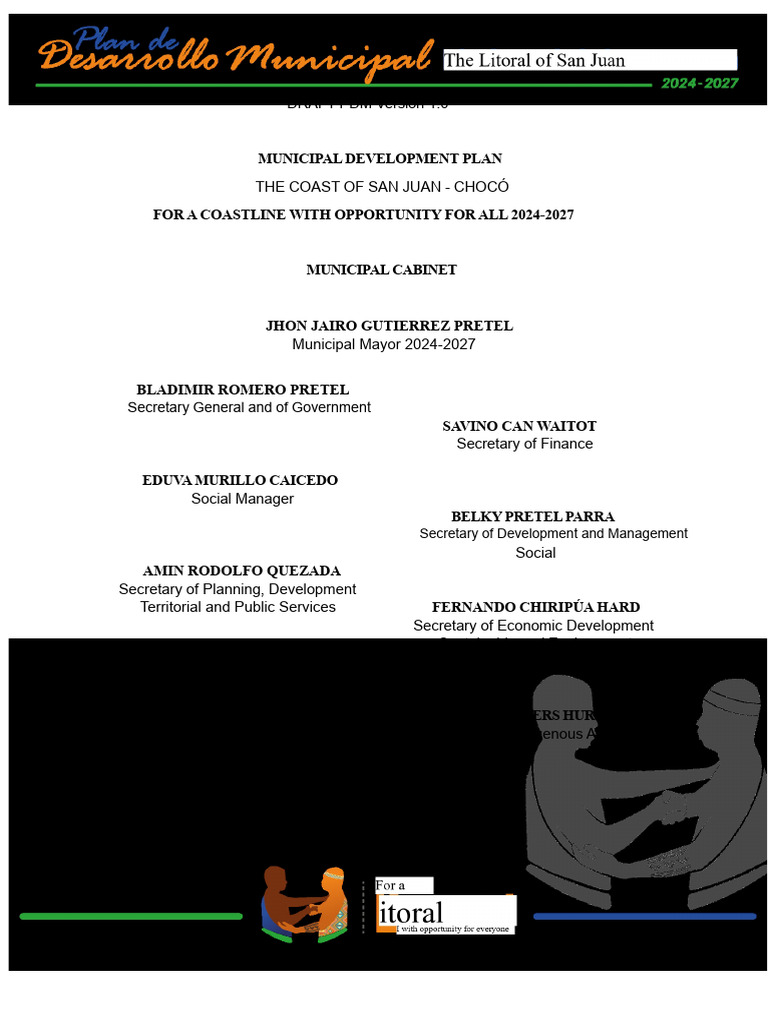 San Juan Chocó Municipal Development Plan | PDF | Poverty | Poverty ...