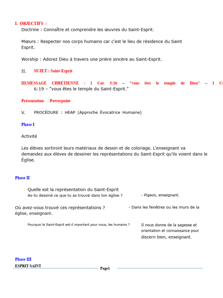 Comprendre le Saint-Esprit et sa prière | PDF | Saint-Esprit | Dieu