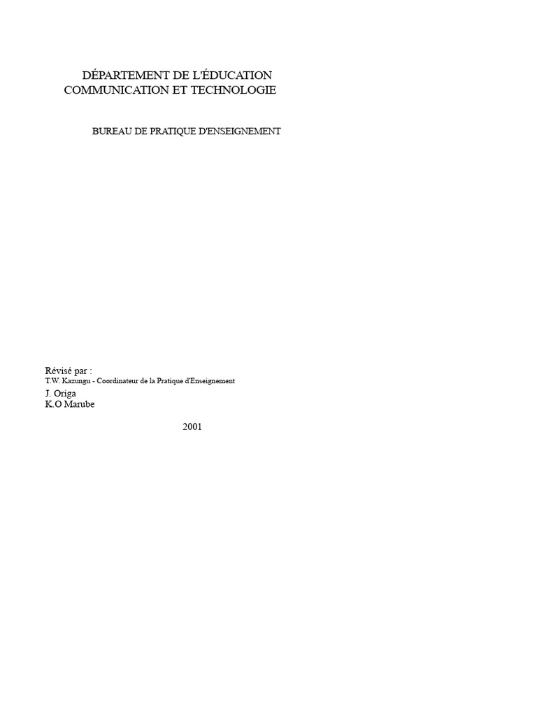 Guide de Pratique d'Enseignement 2021 | PDF | Apprentissage | Pédagogie