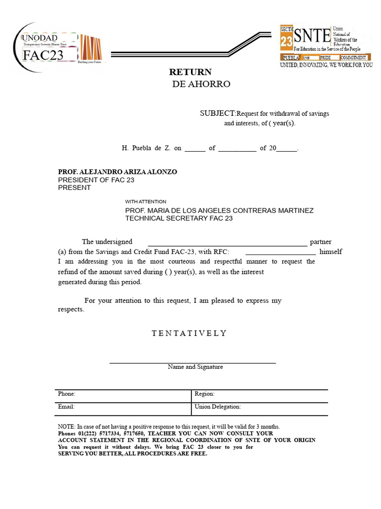 Return Format | PDF