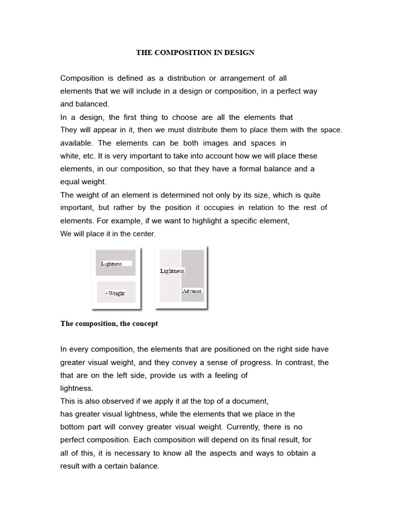 Design Composition and Visual Balance | PDF | Composition (Visual Arts)