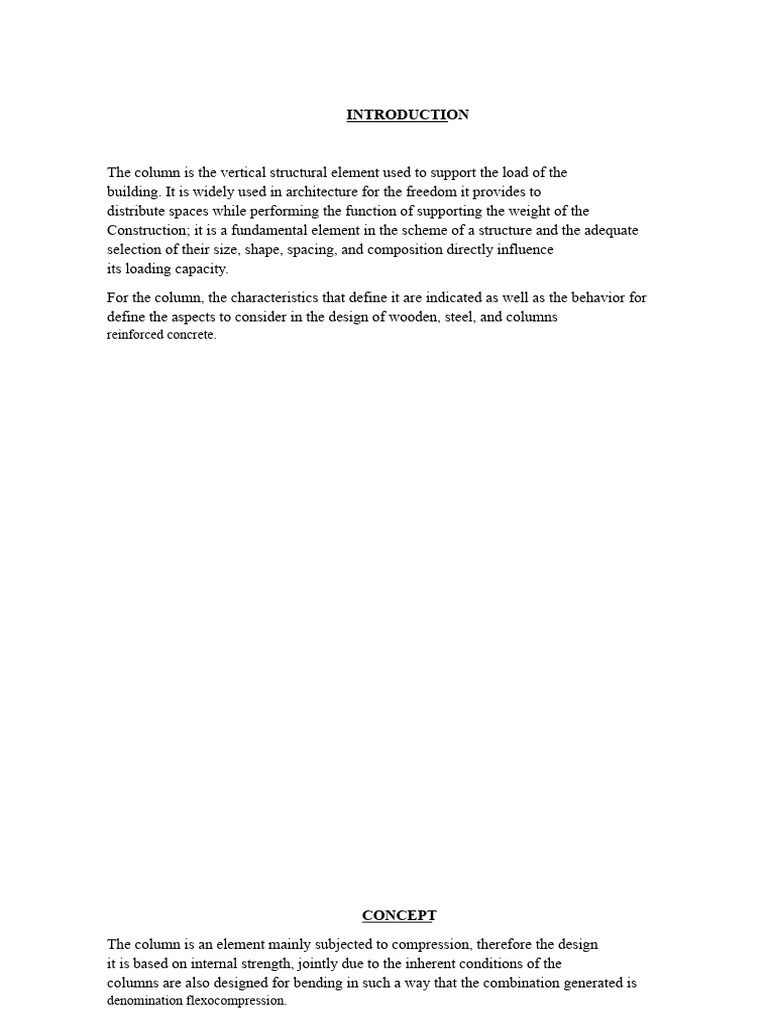 Column Design and Behavior Explained | PDF | Buckling | Column