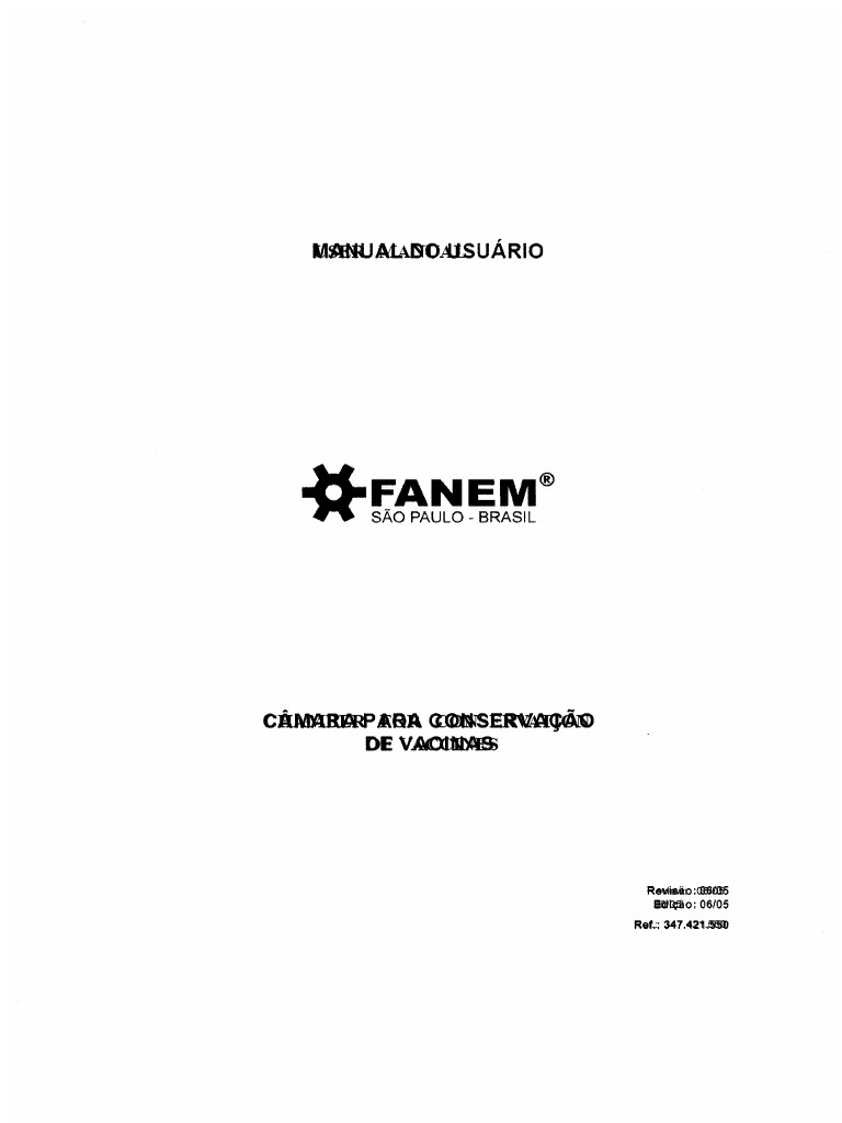 Fanem Vaccines Chamber 347-349 | PDF | Fuse (Electrical) | Power Supply