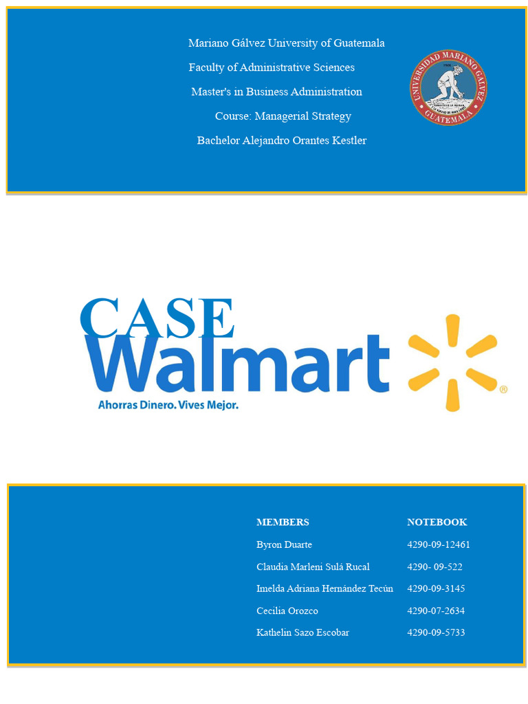 Wal-Mart's Competitive Advantage Analysis | PDF | Cost Of Living | Walmart