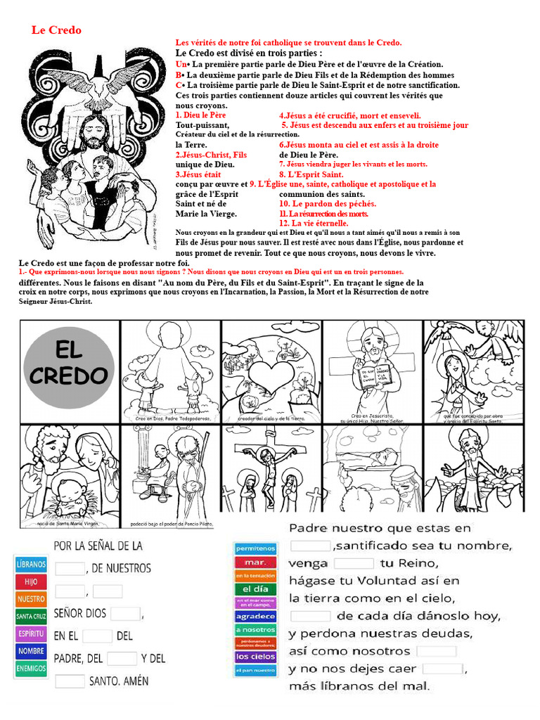 Catéchèse sur le Credo en PDF | PDF | Jésus | Saint-Esprit