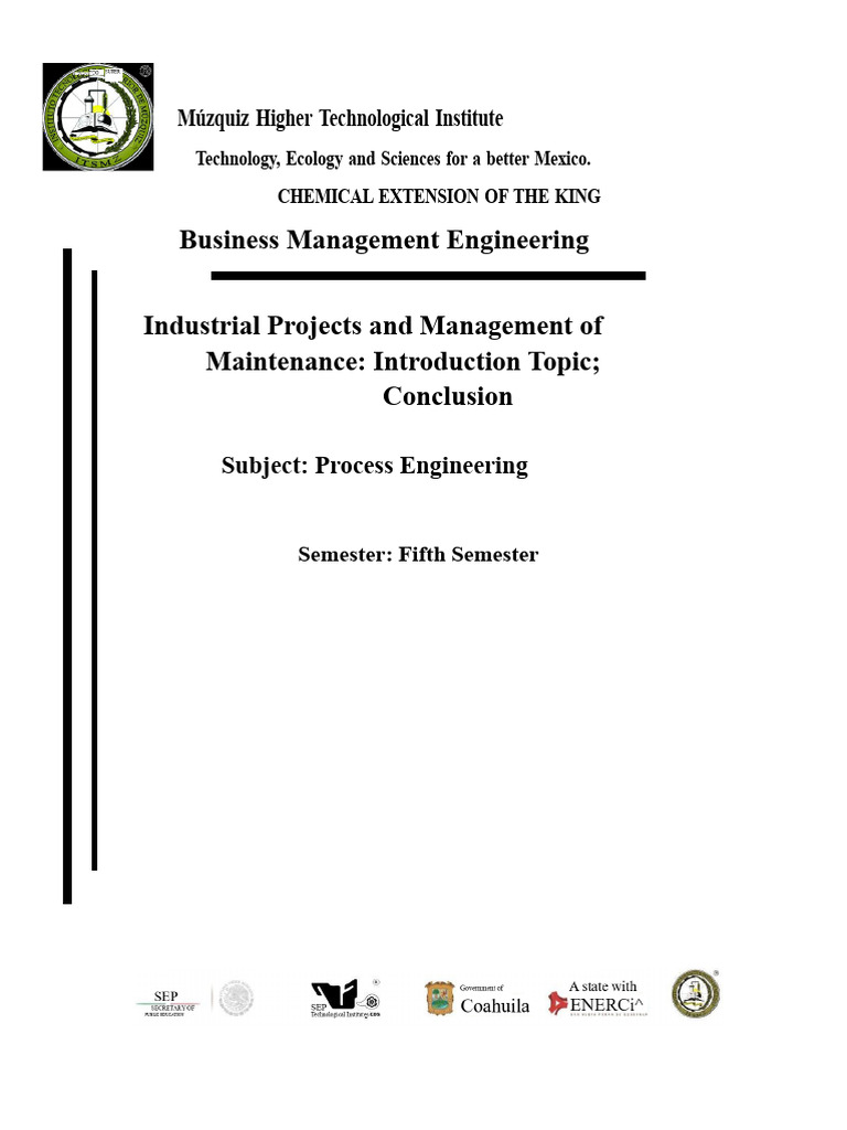 Industrial Projects & Maintenance Management | PDF | Page Layout ...