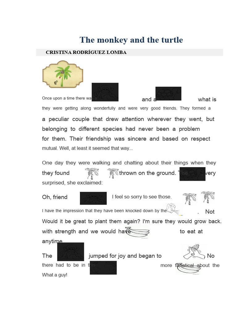 The Monkey and The Turtle | PDF