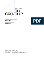 Sony TX7 CCU Manual