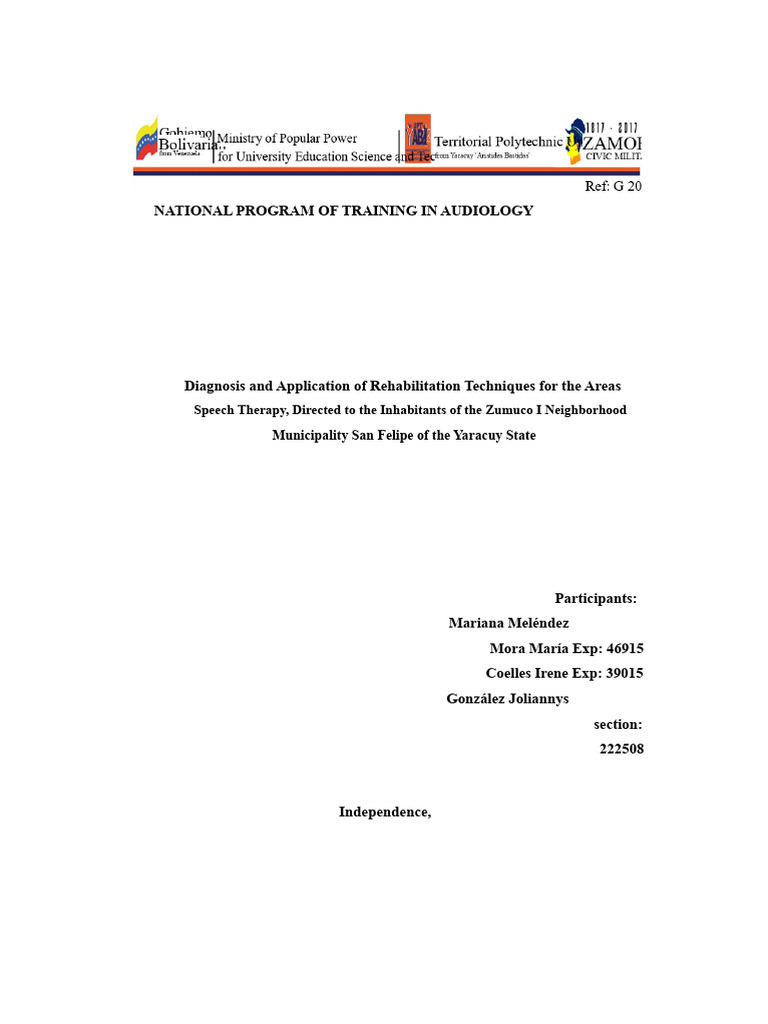 University Project | PDF | Dyslexia | Hearing Loss