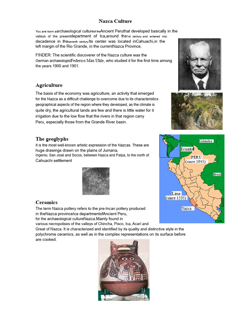 Nazca Culture | PDF
