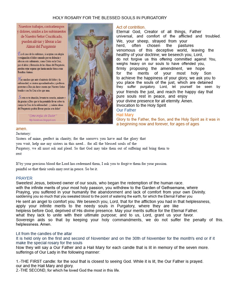 Rosary of Souls | PDF | Mary, Mother Of Jesus | Jesus