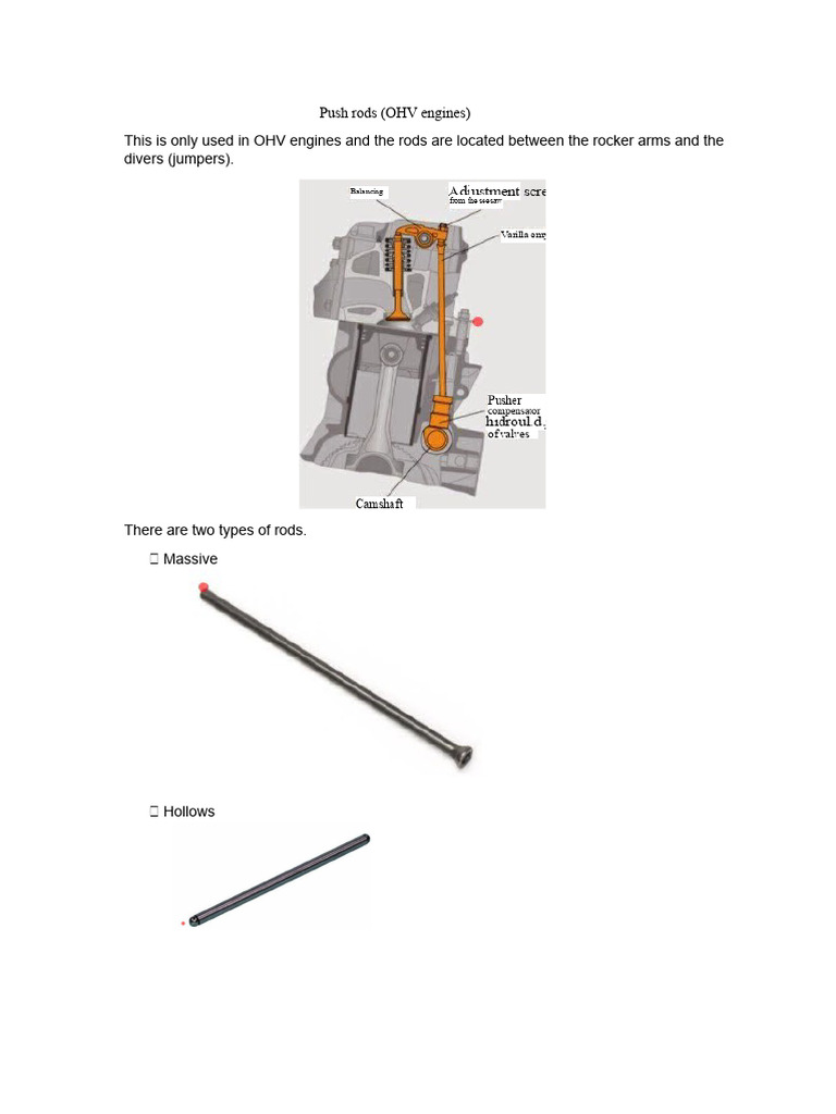Push Rods | PDF