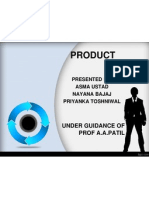 Product: Under Guidance of Prof A.A.Patil