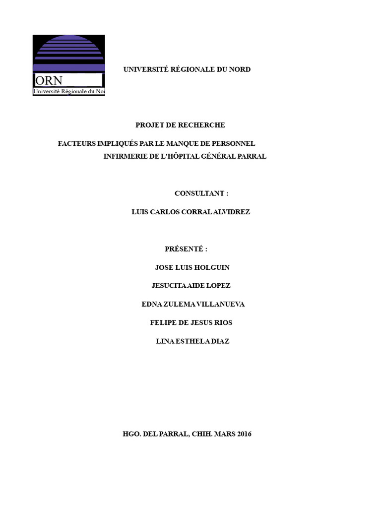 Manque de Personnel en Soins Infirmiers | PDF | Allaitement | Médecine ...