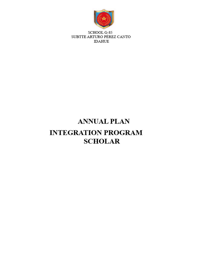 School G-85 Integration Program Overview | PDF | Special Education ...