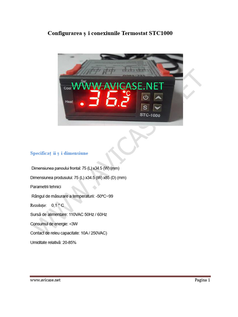 STC 1000 | PDF