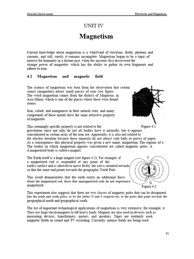 Unit 4 | PDF | Magnetic Field | Force