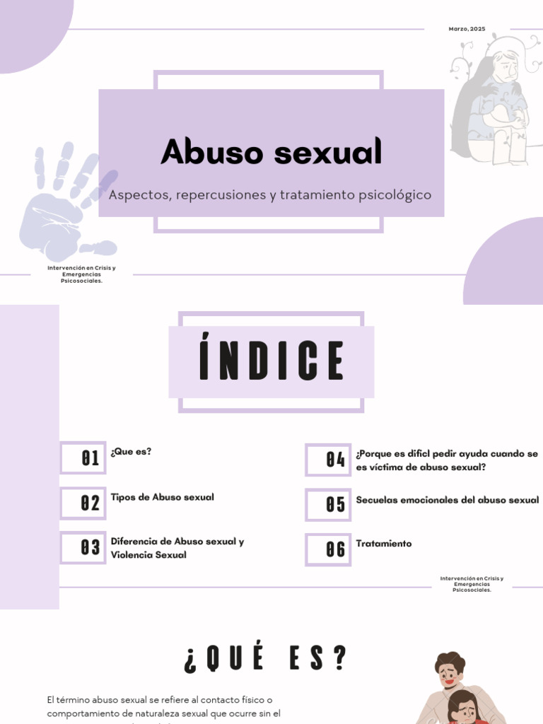 Abuso Sexual - 20250324 - 151720 - 0000 | PDF | Abuso sexual | Acoso sexual