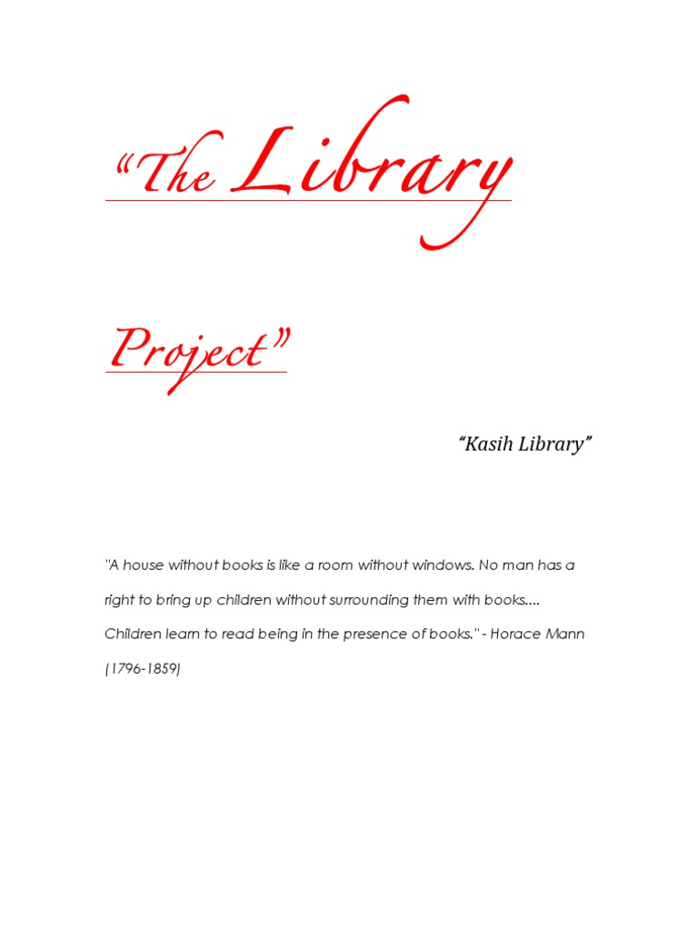 Kasih Library Project Overview 2012 | PDF | Religion & Spirituality