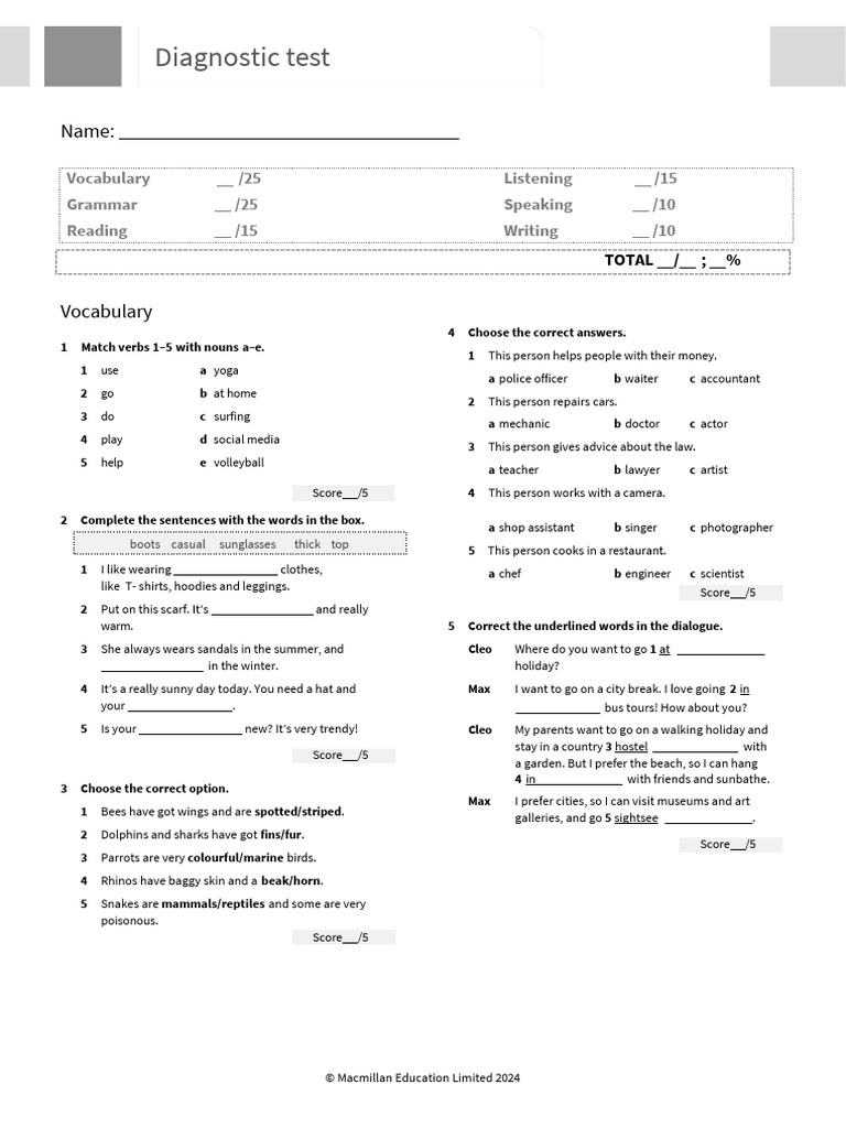 Comprehensive Diagnostic Test Overview | PDF | Nile