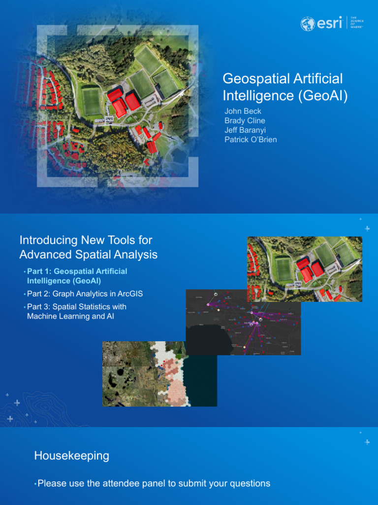 GeoAI Tools for Advanced Spatial Analysis | PDF | Arc Gis | Geographic ...