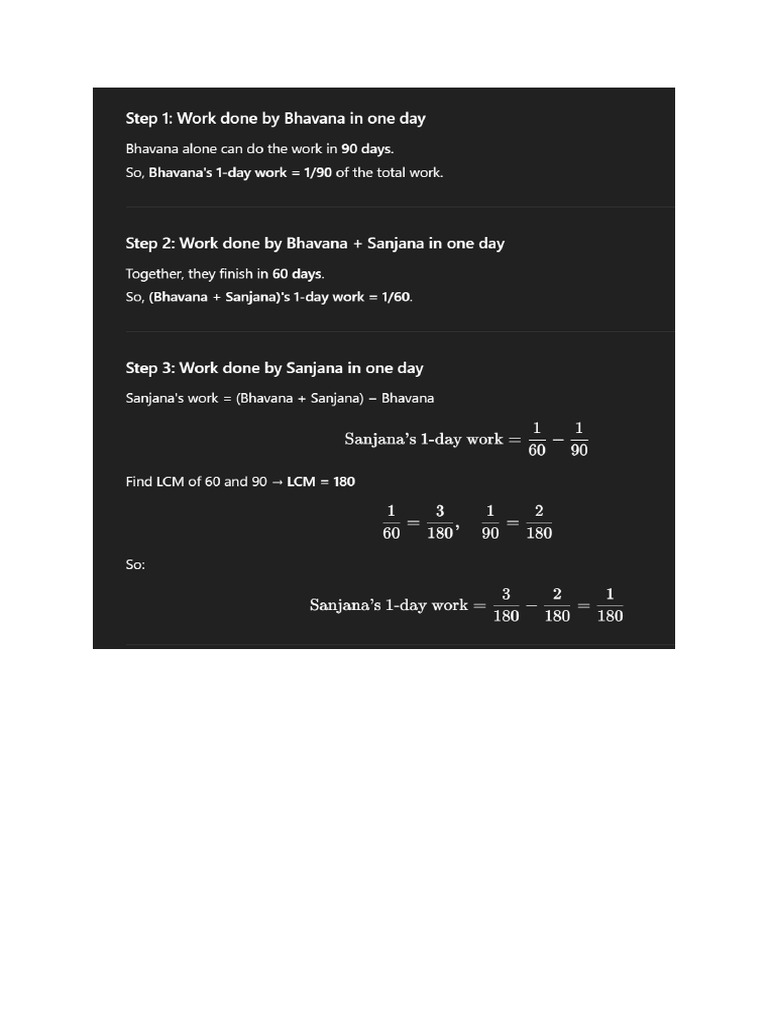 Solution Time N Work | PDF