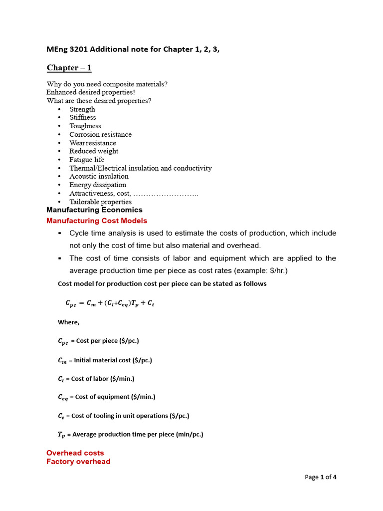 +MEng 3201 Additional Note For Chapter 1-2-3 | PDF | Nondestructive ...