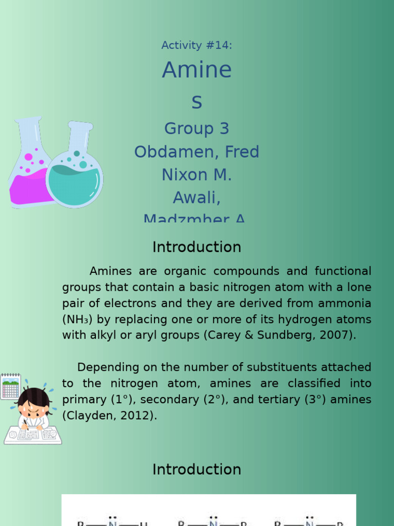 Understanding Amines: Types and Reactions | PDF | Amine | Organic Chemistry
