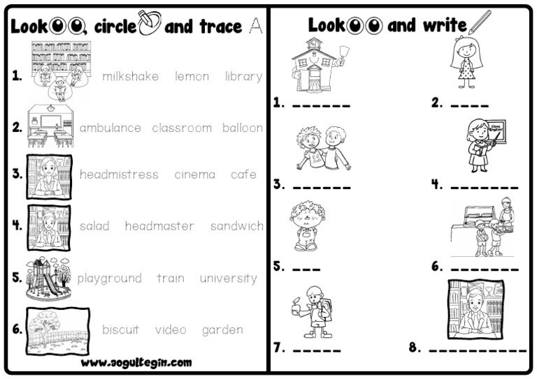 2.1. Look, Circle and Trace | PDF