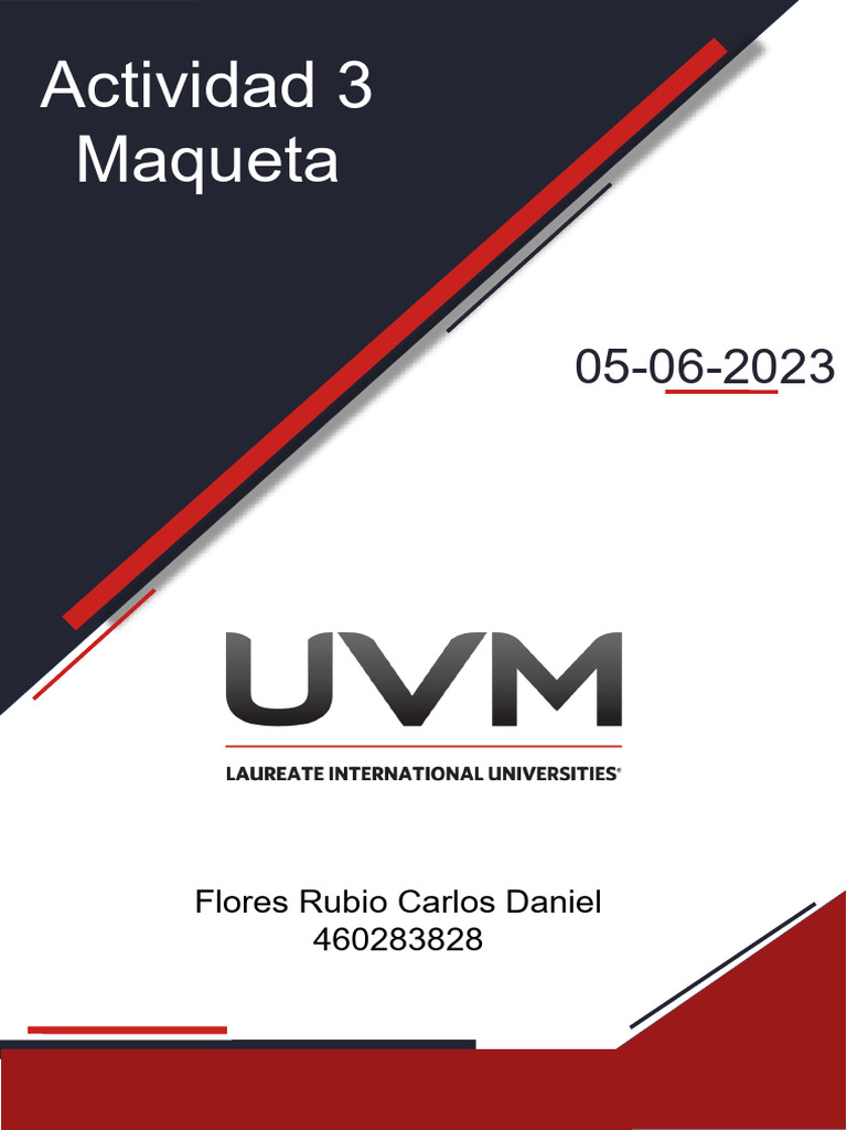 Actividad 3: Maqueta de Flores Rubio | PDF