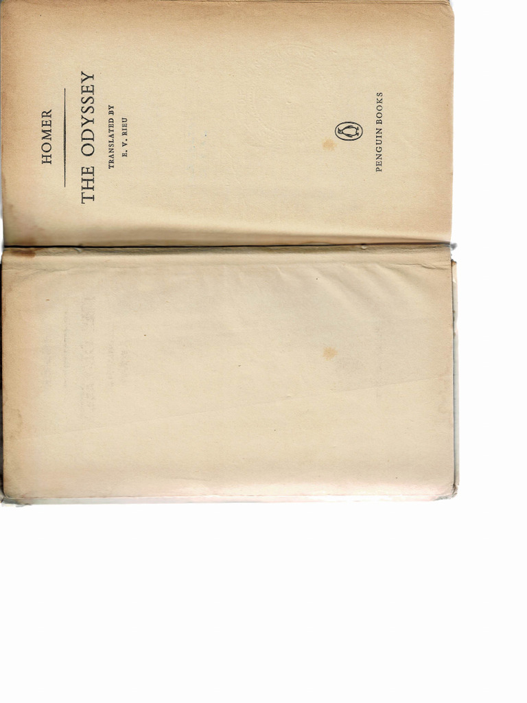 The Odyssey Book 10 - Rieu Translation | PDF