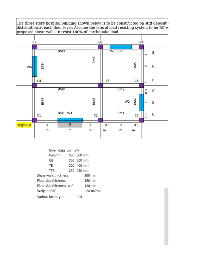 Seismic Design Analysis for Hospital Building | PDF | Mechanics ...
