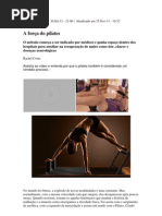 A FORÇA DO PILATES