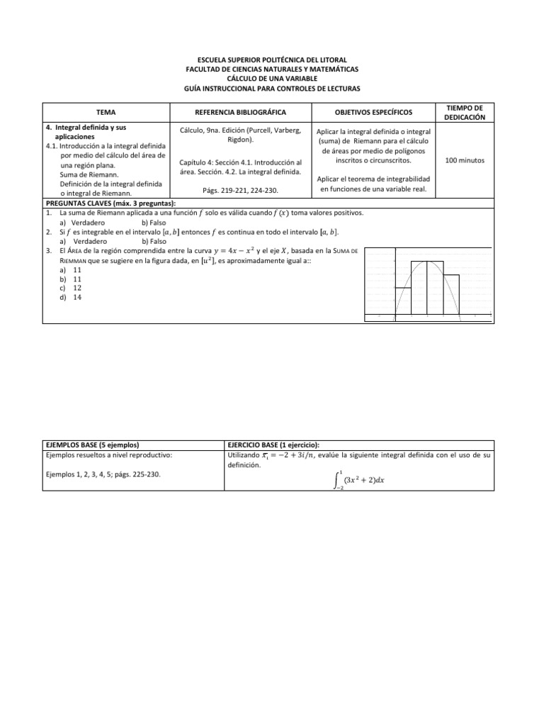 2023 II Pao Cuv Guia Cl22 | PDF | Integral | Conceptos matemáticos
