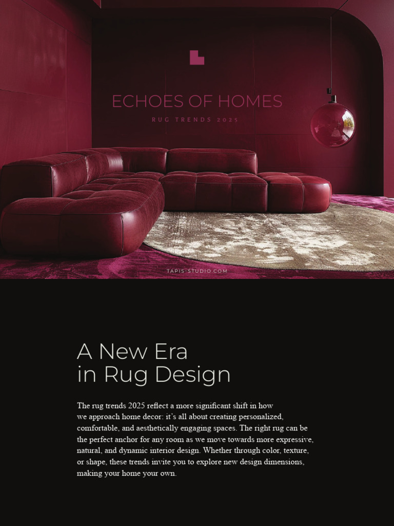 2025 Rug Trends for Interior Designers | PDF | Carpet | Artistic Techniques