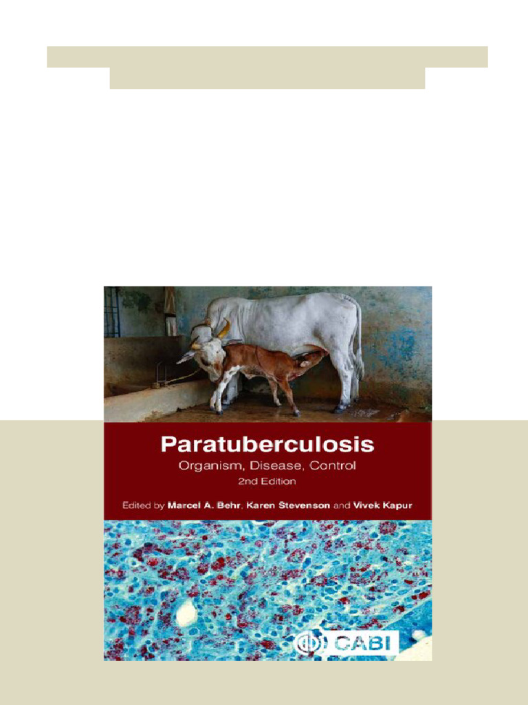 PARATUBERCULOSIS Organism Disease Control 2nd Edition Marcel A. Behr ...