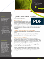 Dynamic Simulation Example: Application Solution
