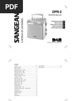 Download Sangean DPR-202 FMDAB portable by wih SN926699 doc pdf