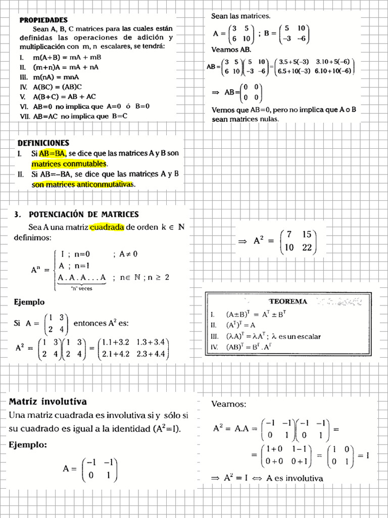 Matrices II | PDF