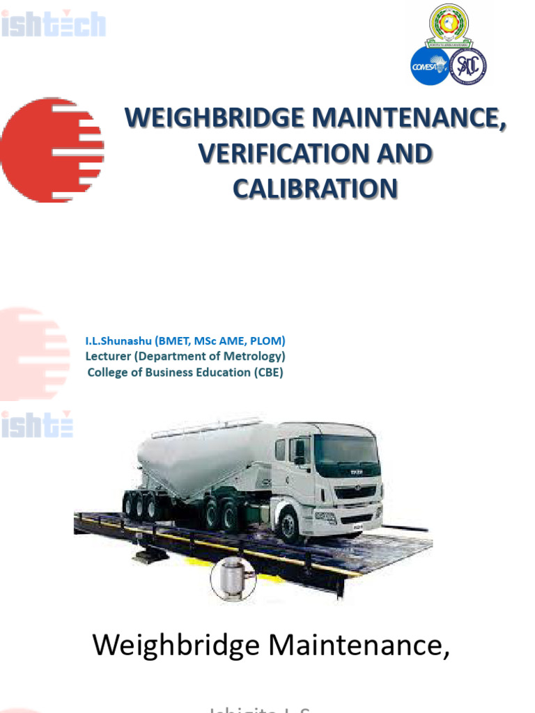 Weighbridge Maintenance Checklist Guide | PDF | Weighing Scale ...