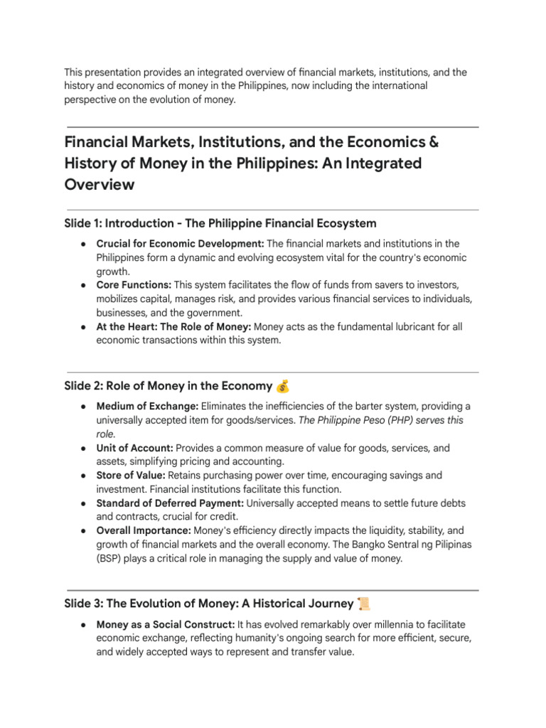 Financial Markets and Institutions | PDF | Money Supply | Interest Rates