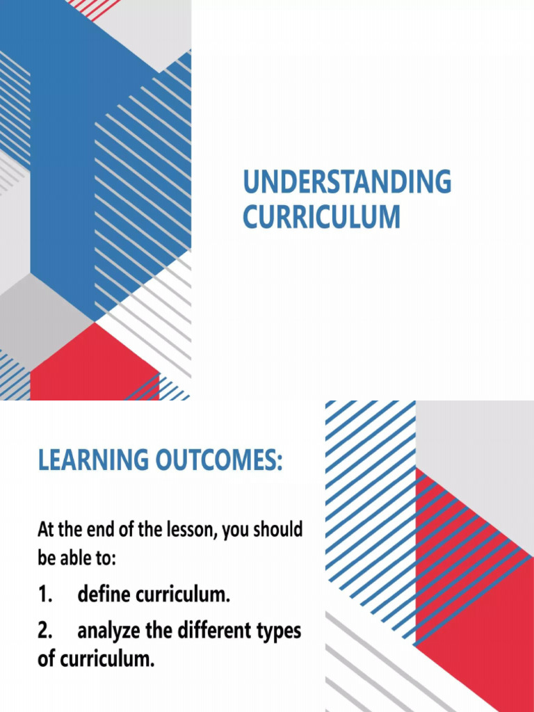 Understanding Curriculum in Education | PDF | Curriculum | Teaching
