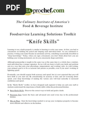 Knife Skills