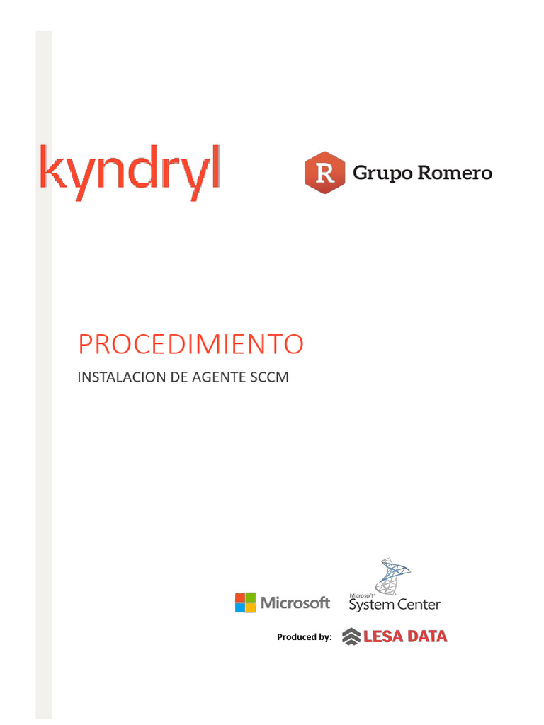 Instalación y Desinstalación de SCCM | PDF | Microsoft Windows ...