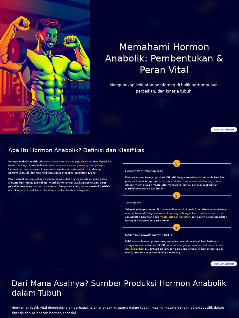 Peran Hormon Anabolik dalam Pertumbuhan | PDF