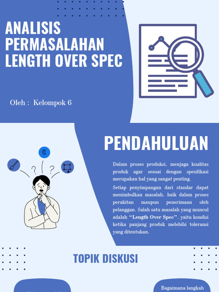 Analisis Length Over Spec Produk BT-058A-2 | PDF