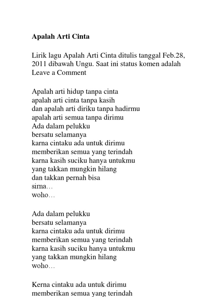 Download Lagu Ungu Ku Ingin Kau Tau Diriku Disini Menanti Dirimu