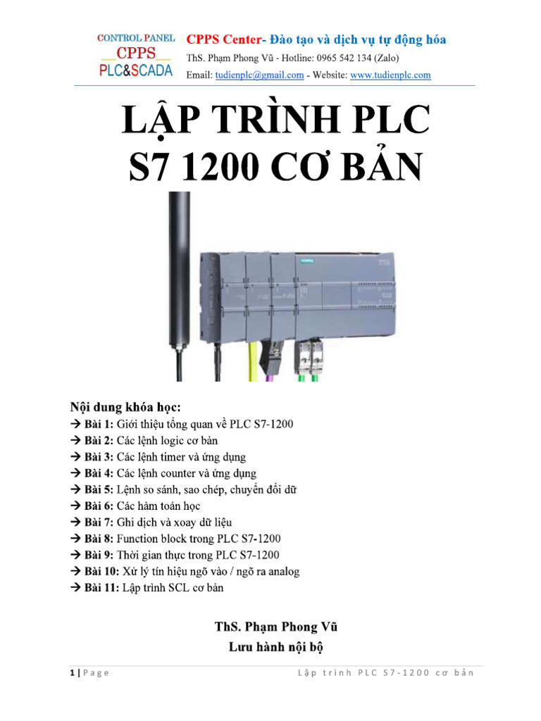 PLC S7 1200 Co Ban | PDF