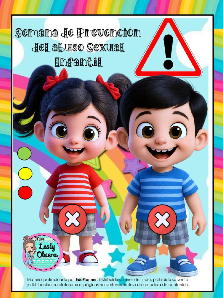 Plano Didáctico Prevención de Abuso Sexual Infantil Miss Lesly Olvera ...